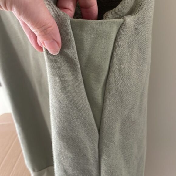 NEW Jonathan Simkhai Channing Terry sweatshirt sleeveless eucalyptus top - Picture 8 of 13